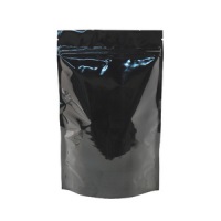 Foil Bags - Stand Up Foil Pouches Black No Valve 2lb. + Zip & Easy Tear Line